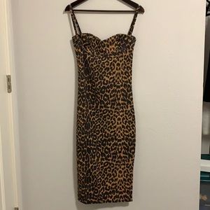 Animal Print bodycon dress